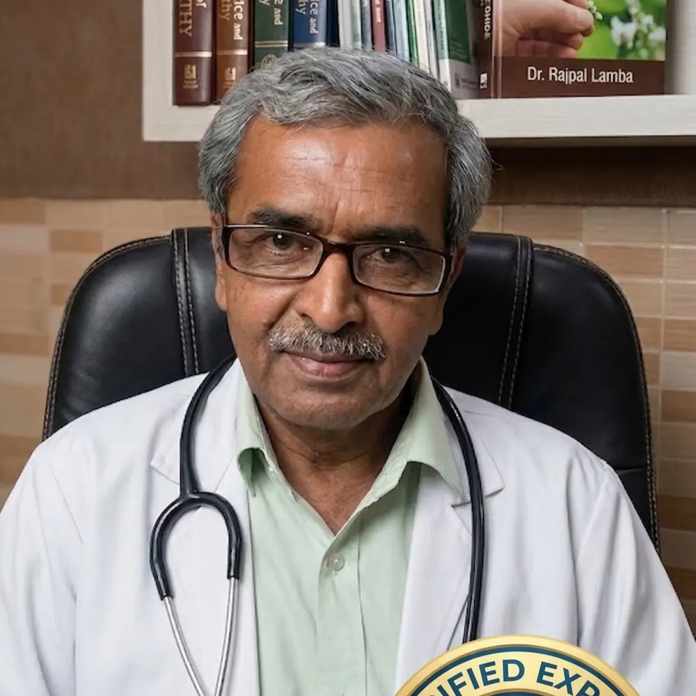 डॉ. सतीश शर्मा, DHMS — वरिष्ठ होम्योपैथी चिकित्सक, हिसार
